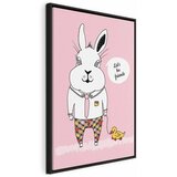  Slika - Rabbit\'s Friend (1 Part) Vertical 60x90 U crnom drvenom okviru | shoptok.hr