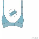 Carriwell podložen nedrček za dojenje padded s podporo carri-gel white | Shoptok.si