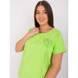 RELEVANCE Blouse-RV-BZ-8897.58P-lime green Cene