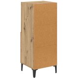 vidaXL Strani šal artisan hrast 34 x 34.5 x 90 cm Konstruiran les | Shoptok.si