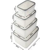  Set posuda za hranu s unutarnjim košaricama - 4 komada | Shoptok.si