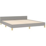  Za krevet s uzglavljem svjetlosivi 180x200 cm od tkanine | shoptok.hr