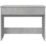  Toaletni stolić s ogledalom siva boja betona 100x45x76 cm | shoptok.hr