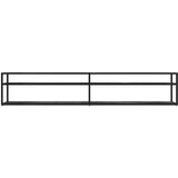 TV omarica črn marmor 220x40x40,5 cm kaljeno steklo, (20914420) | Shoptok.si