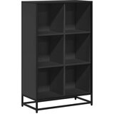 vidaXL Ormar za knjige crni 65,5x33x107,5 cm izrađeno drvo | shoptok.hr