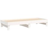  Dnevni ležaj na izvlačenje bijeli 2x(80x200)cm masivna borovina | Eponuda.ba