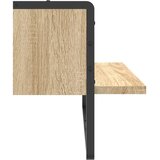  Zidna polica s prečkom boja hrasta sonome 65x25x30 cm | shoptok.hr
