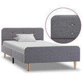  Okvir za krevet od tkanine svjetlosivi 100 x 200 cm | Eponuda.com