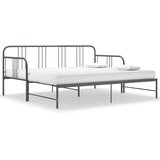  Okvir za krevet na razvlačenje sivi metalni 90 x 200 cm | Eponuda.ba