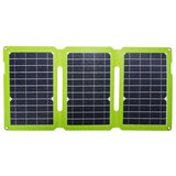 Swissten punjač SOLARNI, 21W, USB-A, USB-C, preklopni, crni | shoptok.hr