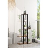Hanah home drveni štand za biljke gardenia flower bed walnut | ePonuda.com