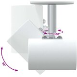 vidaXL stropni reflektor 1 put podesivi bijeli E27 | shoptok.hr