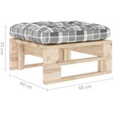  Vrtni otoman od paleta od impregnirane borovine | shoptok.hr