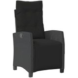  5-dijelni vrtni blagovaonski set s jastucima od poliratana crni | shoptok.hr