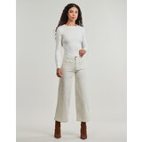 PepeJeans Jeans flare HIGH RISE WIDE CROP TANIA POCKET Bela | Shoptok.si