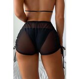 Dewberry 19529 Tulle Beach Shorts Pareo-BLACK | Shoptok.si
