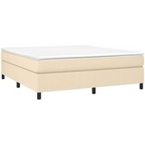  Za krevet s oprugama krem 180x200 cm od tkanine | shoptok.hr