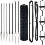 vidaXL Euro Ograda s 7 Stabljikama 1.2x10 m Galvanizirani Čelik Siva | shoptok.hr