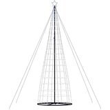 vidaXL Osvetljena novoletna jelka stožec 1534 LED hladno bela 503 cm | Shoptok.si