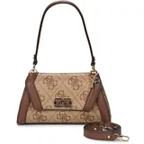 Torbice za na ramo KARNILLA LOGO FLAP SHLDR BAG Kostanjeva
