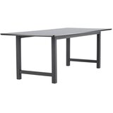 Venture Home Count pravokutni blagovaonski stol 220 × 100 cm, crni | shoptok.hr