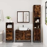 vidaXL 3-dijelni set kupaonskog namještaja boja hrasta drveni | shoptok.hr
