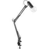 LIGHT. 14773-18 - Stona lampa sa štipaljkom TURN ME 1xE27/60W/230V crna