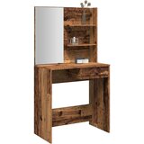 vidaXL Toaletni stol s ogledalom Staro drvo 74,5x40x141 cm | shoptok.hr