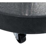 vidaXL Podstavek za senčnik granit 30 kg okrogel črn | Shoptok.si