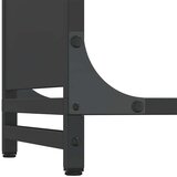  Stalak za drva crni 90x28x90 cm Hladno valjani čelik | shoptok.hr