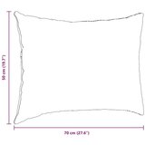 vidaXL jastučići za sofu 2 pcs siva 70 x 50 cm tkanina | shoptok.hr