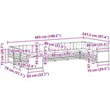  Setovi sofa 10 kom. Čvrsto drvo akacije | shoptok.hr