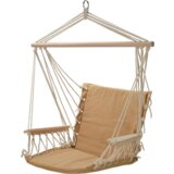  stol viseč iz blaga rjav 100x60 cm, | Shoptok.si