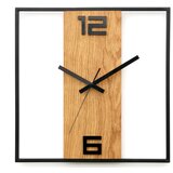  Sodobne stenske ure RETRO Les-kovina | Shoptok.si