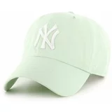 47 Brand Bombažna bejzbolska kapa MLB New York Yankees zelena barva, B-NLRGW17GWS-B0