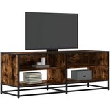 Maison Chic TV omarica - TV stojalo - Televizijska omarica dimljeni hrast 120,5x40x46 cm inženirski les, (21700322) | Shoptok.si