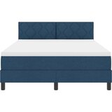  Krevet s opruga kutije s uzglavljem Plava 160 x 200 cm tkanina | shoptok.hr