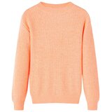  Dječji džemper pleteni jarkonarančasti 140 | shoptok.hr