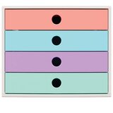  KUTIJA S 4 LADICE CANDY TIDY EXACOMPTA 227707D BIJELA-SORT Cijene