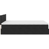  Krevet s od storage s madracem Crna 140 x 200 cm Baršun | shoptok.hr