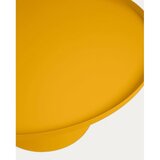 Kave Home Senf žuti metalni okrugao stolić za kavu ø 72 cm Fleksa – | shoptok.hr