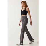  Women's Smoky High Waist Lycra Casual Knitted Trousers | ePonuda.com