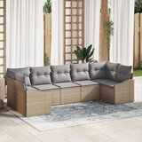  Vrtna sofa set Set 7 Bež, Siva Ratan, Poliester, (22065006) Cene