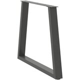  Noge za blagovaonski stol V-oblika 2 kom antracit 80 x (72-73,3) cm čelik | shoptok.hr