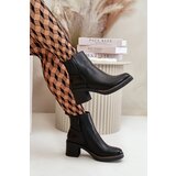 Boto Insulated Women's Heeled Boots Eco Leather Black Irittes | ePonuda.com