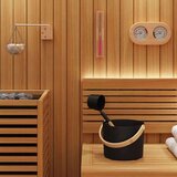  Set kofa za saunu 5 pcs Crna 8.5 x 8 x 4.5 cm Aluminij | shoptok.hr