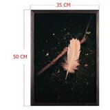 Wallity slika white feather, 35 x 50 cm | ePonuda.com