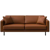 MESONICA Konjak smeđa kožna sofa 207 cm Kobo –