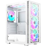 MONTECH X3 Glass Midi-Tower, RGB, Tempered Glass - white | shoptok.hr