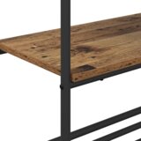 vidaXL stalak za odjeću s policama staro drvo 60 x 30 x 171 cm | shoptok.hr